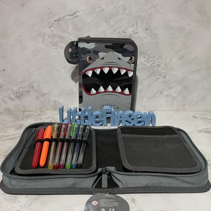 

Smiggle Midi Zip Kit/Pencil Case Smiggle/Smiggle Shark Budz