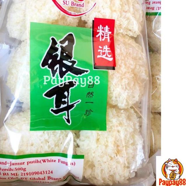 

☜ R SALJU PUTIH / SNOW WHITE FUNGUS / FU YIN ER / R ES KERING 500 gr ☺