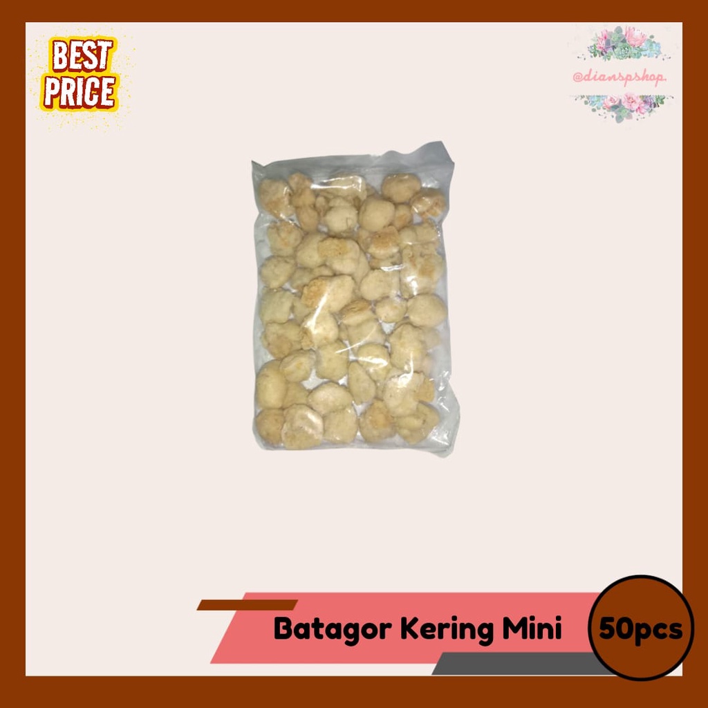 

Batagor mini 1bks isi 50pcs bisa langsung dimakan dan renyah