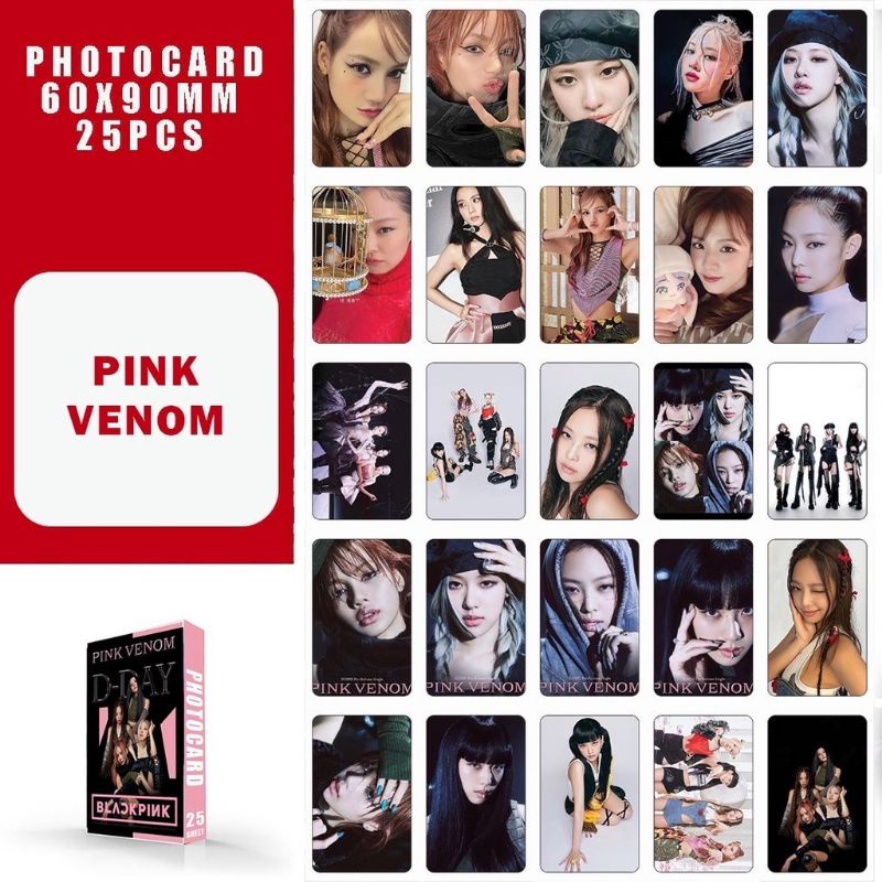 darurat.kpop - Photocard BLACKPINK pink venom dll