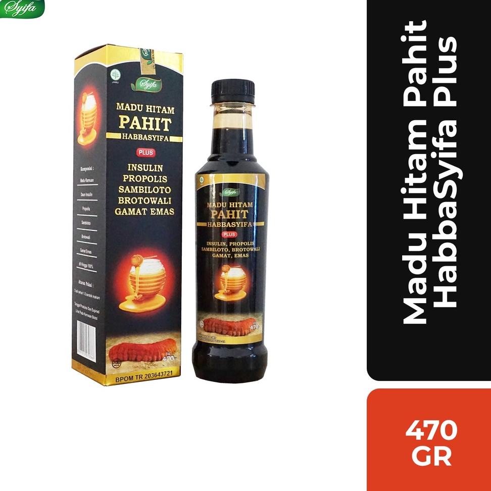 

Koleksi Terbaru [ 470gr ] Hitam Pahit Gamat Gold G plus Insulin Habbasyifa | Pahit plus Gamat Emas setara Ratu lebah SQL