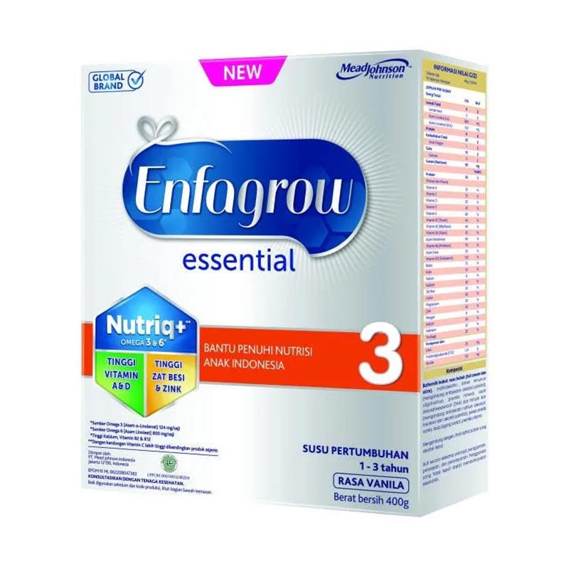 ENFAGROW ESSENTIAL 3 400GR VANILLA