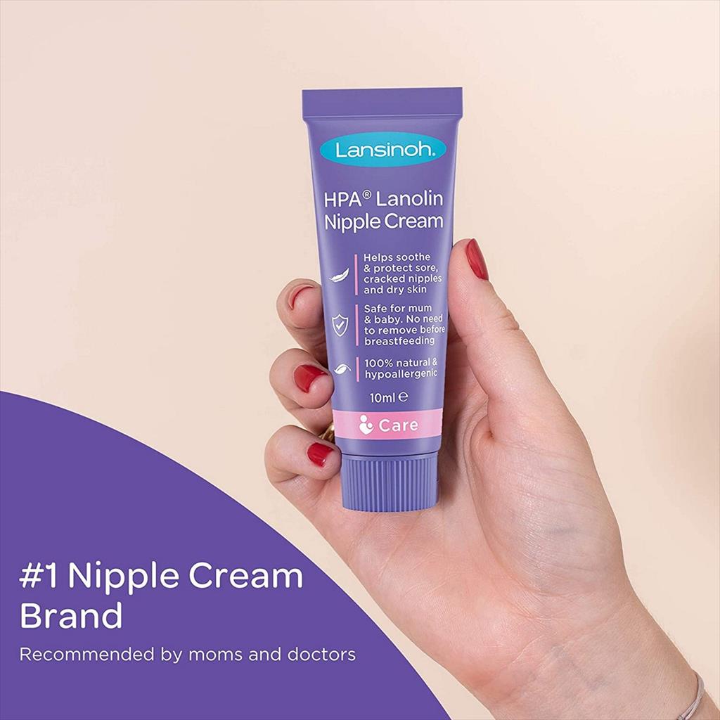 LANSINOH Lanolin HPA 10ml gr Sore Nipple Cream Krim Puting 10 ml