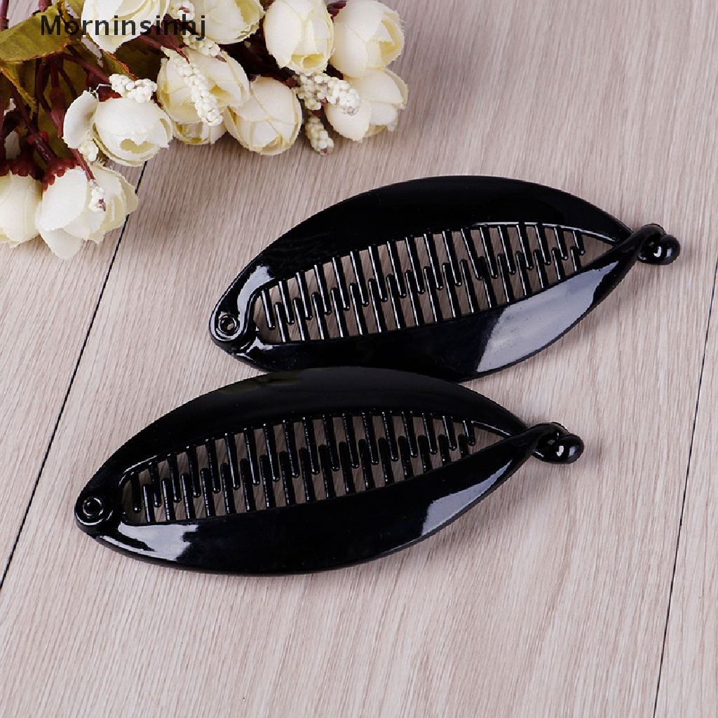 Mornin Lady fish shape hair claw clips banana Klip Jepit Jepitan id