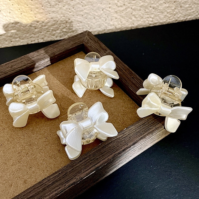 Bow Head Jewelry Poni Clip Grabbing Kecil Sideways Poni Hair Clip Female Clip Hair Card2023New