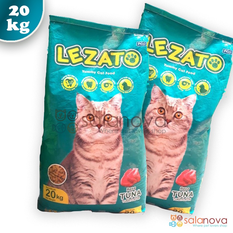 Lezato 20kg Makanan Kucing Kering Cat Food