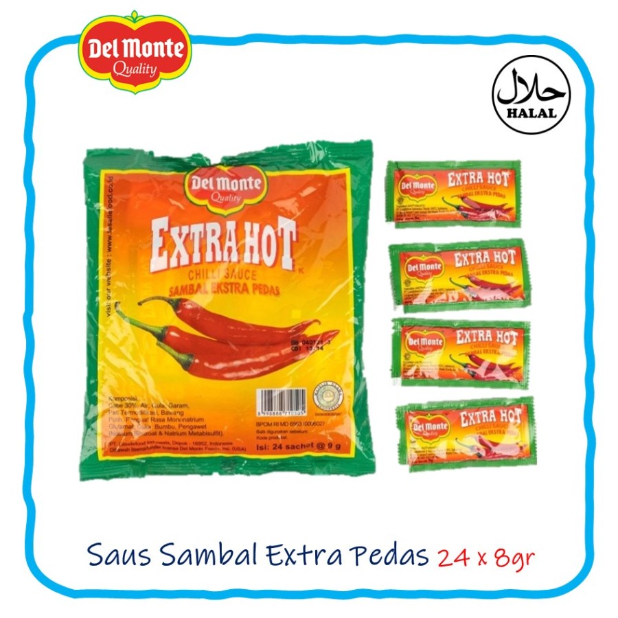 

Saos EXTRA HOT Delmonte Sachet 24 x 8gr