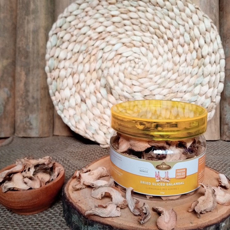 

Lengkuas Kering / Laos Kering (Dried Galangal) 30gr Edelweiss