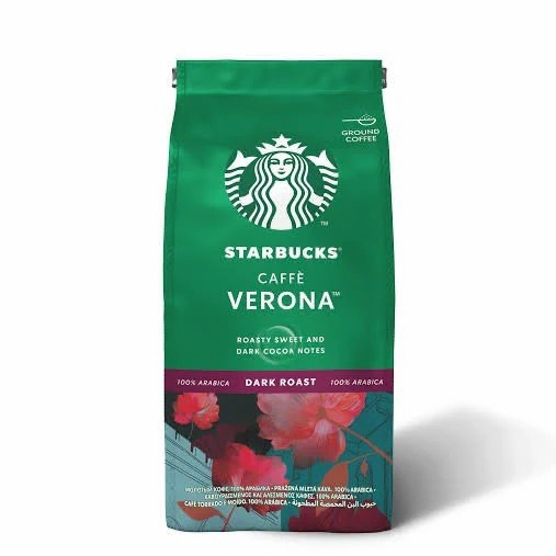 Starbucks Caffe Verona Dark Roast Ground Coffee 200gr Kopi Bubuk