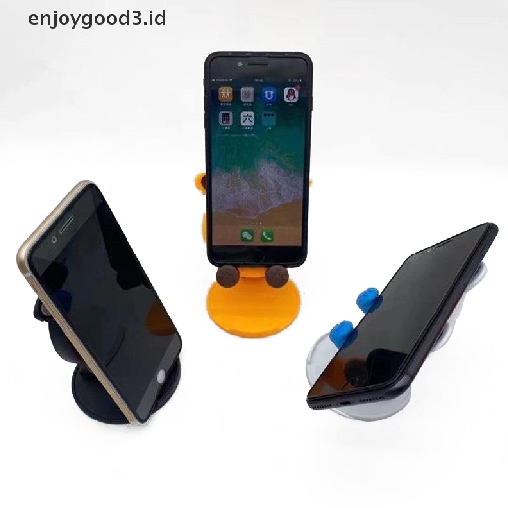 【 Rready Stock 】 Universal Adjustable Cell Phone Stand Cartoon Desk Angle Height Adjustable Phone Holder For Pad Mobile Phone Desktop Decoration （ ID ）