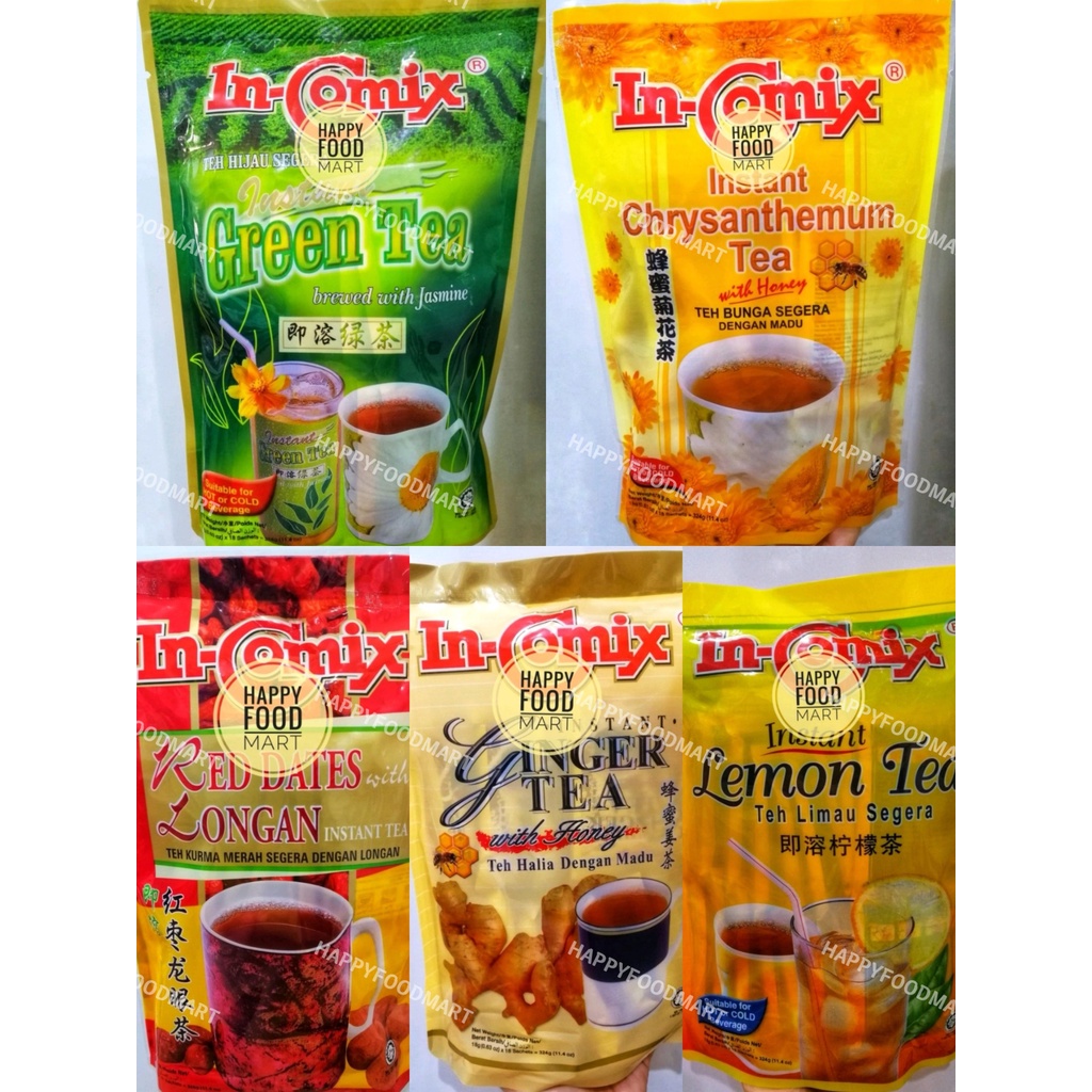 

[PROMO] INCOMIX CHRYSANTHEMUM TEA 324G/IN-COMIX JASMINE GREEN TEA INSTAN/RED DATES & LONGAN INSTANT TEA/GINGER TEA/TEH JAHE HALIA/ANGCO TEH/ANG CO/TEH KURMA MERAH