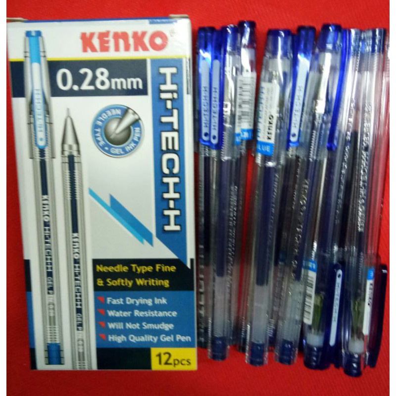 

Terlaris ✨ -Pulpen Gel Kenko Hi-Tech-H warna tinta biru 0.28 mm- 2.2.23