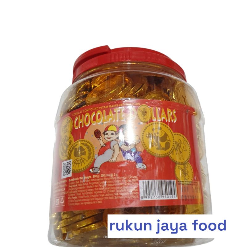 

cokelat koin dollar