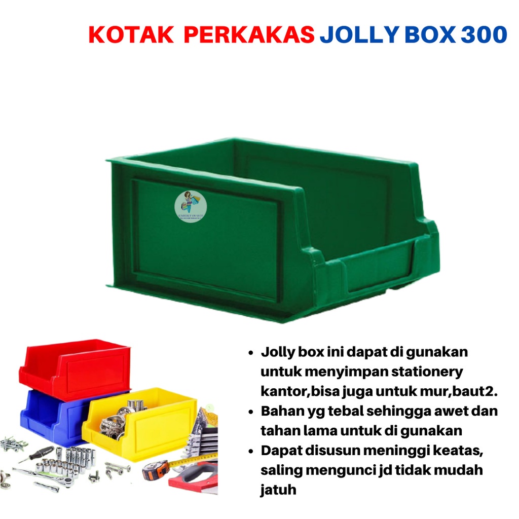 Kotak Tempat Perkakas Sparepart Case Serbaguna Jolly Box 300 Lion Star