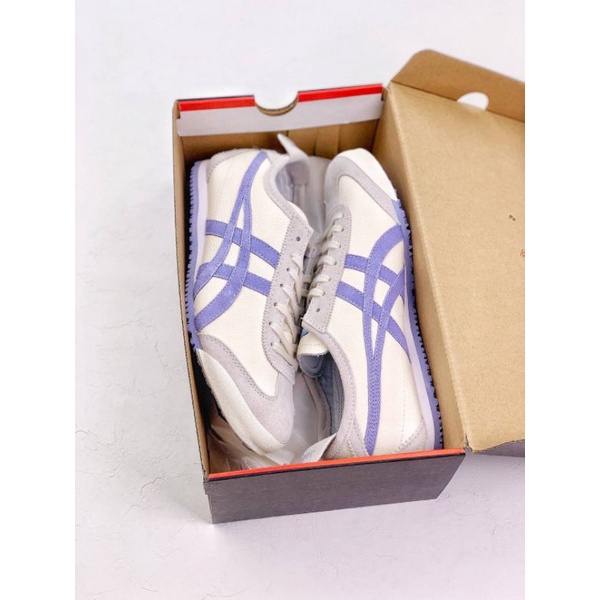 Onitsuka Tiger Mexico 66 Cream Purplesi Made in Vietnam