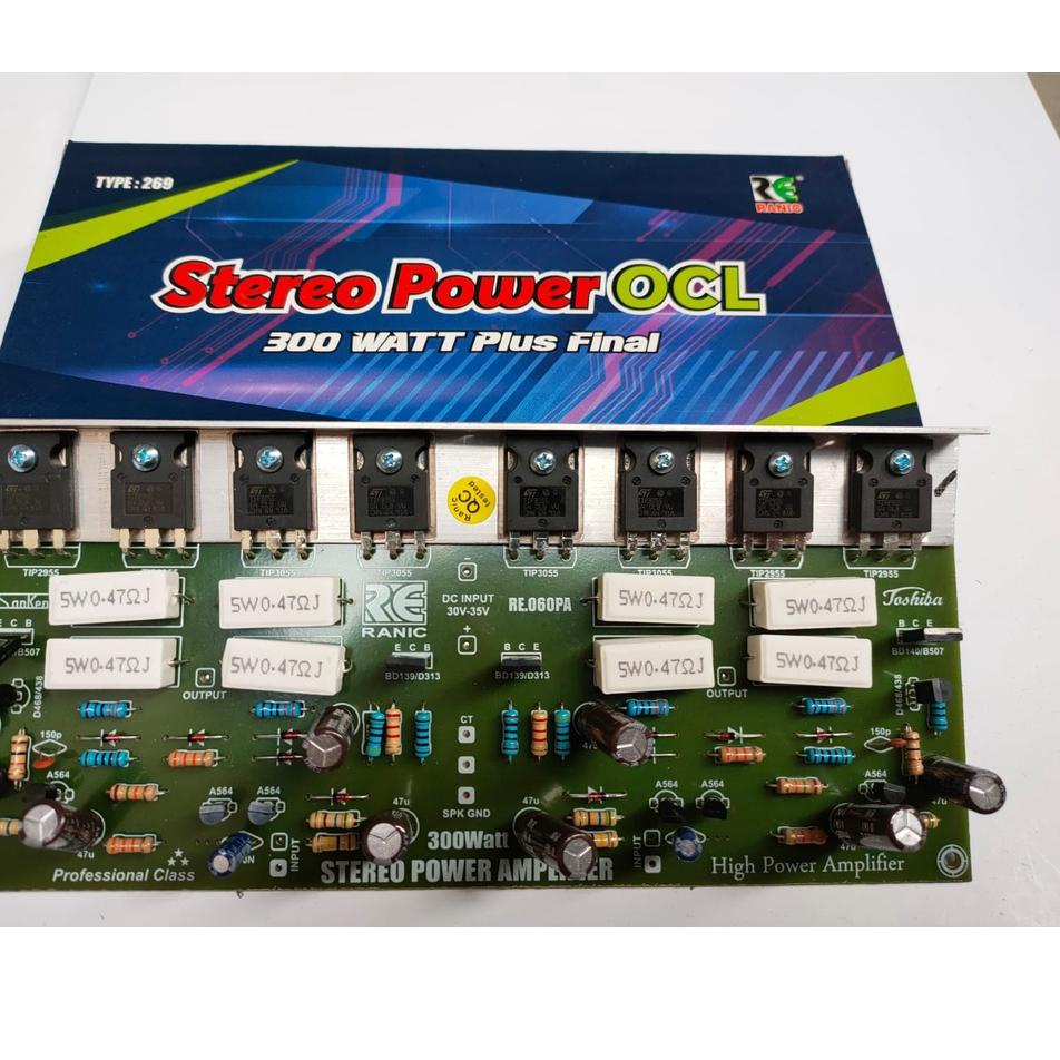 ➽ Kit Power Amplifier OCL 300W stereo ➮