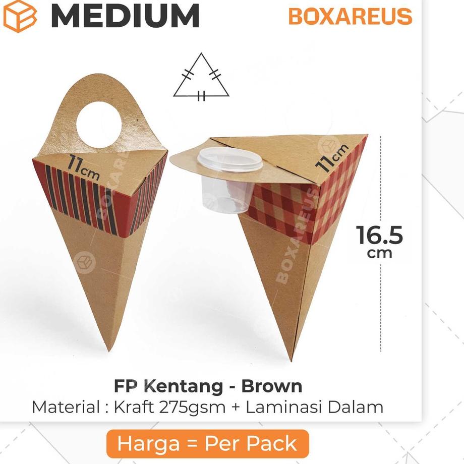 ✯ Box Kentang Goreng Dus French Fries Churros Ayam | FP Kentang Brown ۩