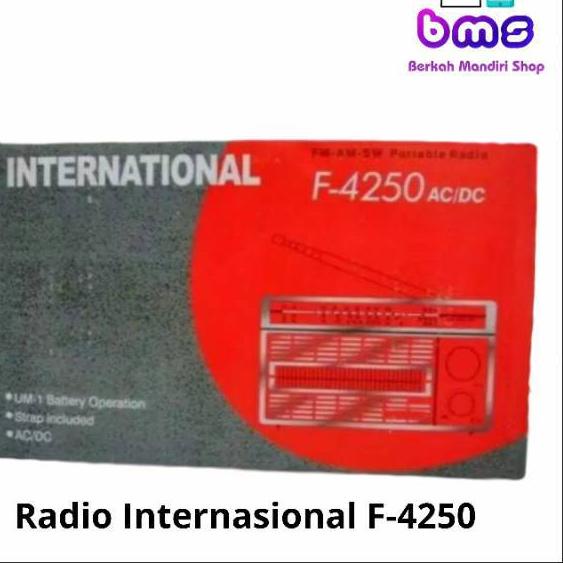 ► Radio Internasional F-4250 // CR-4250 // Radio Jaman Dulu ♪