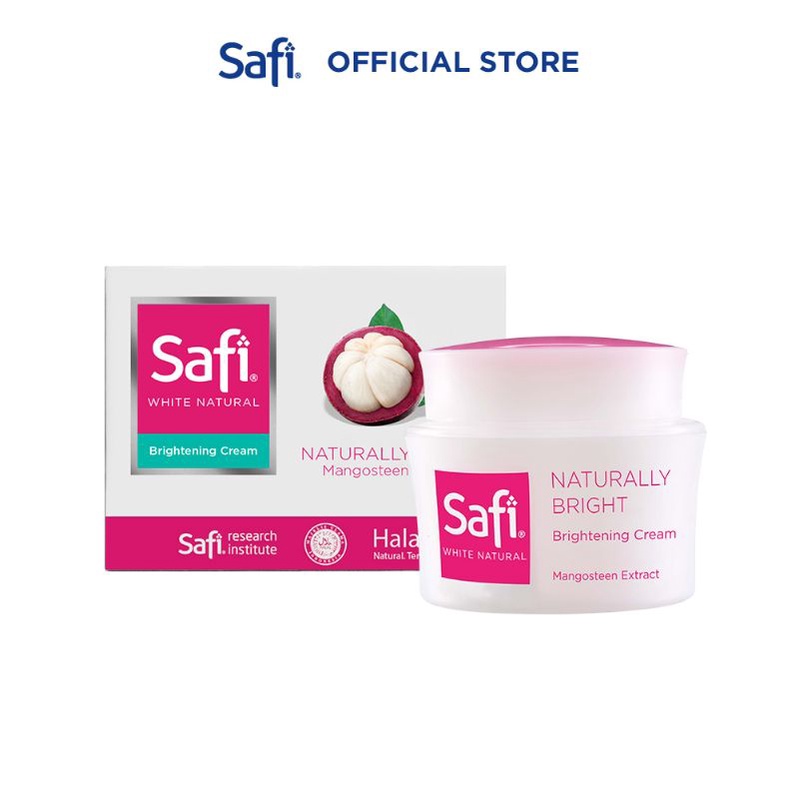 safi white natural brightening cream mangosteen 45gram