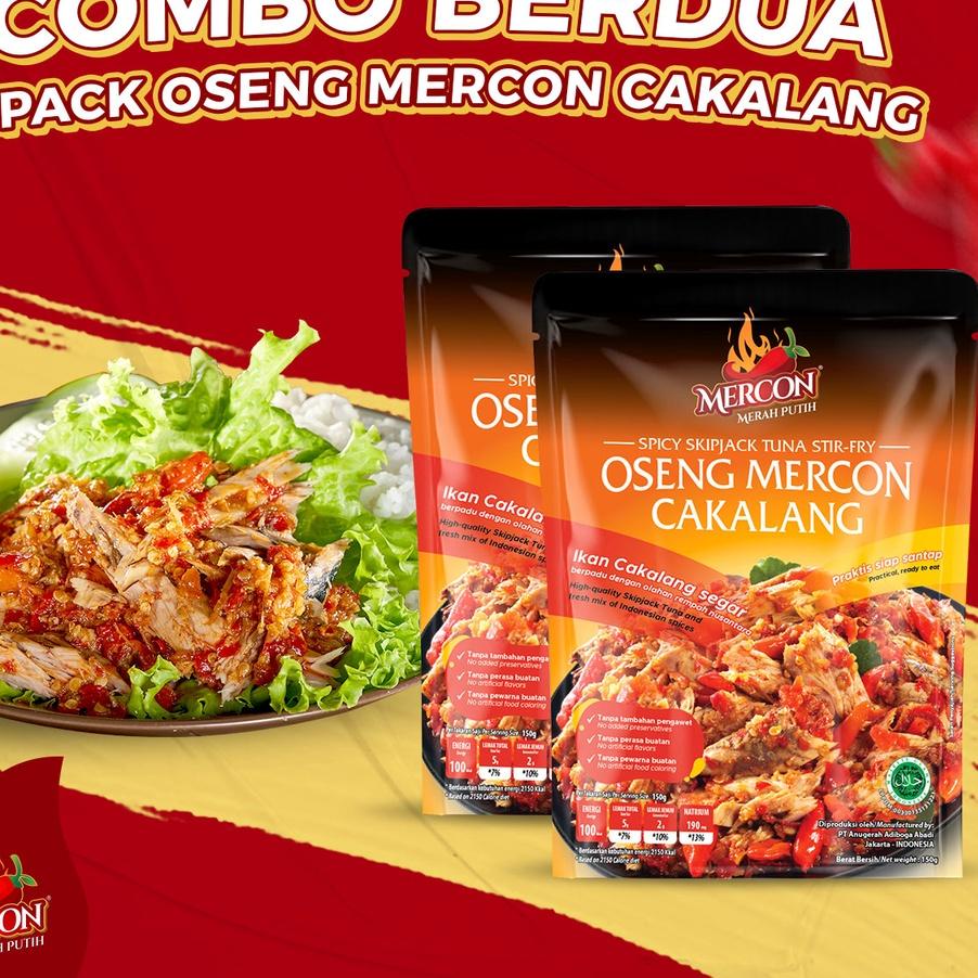 

☄ Mercon Merah Putih - Hemat Combo Berdua || 2 x Oseng Mercon Cakalang ➳