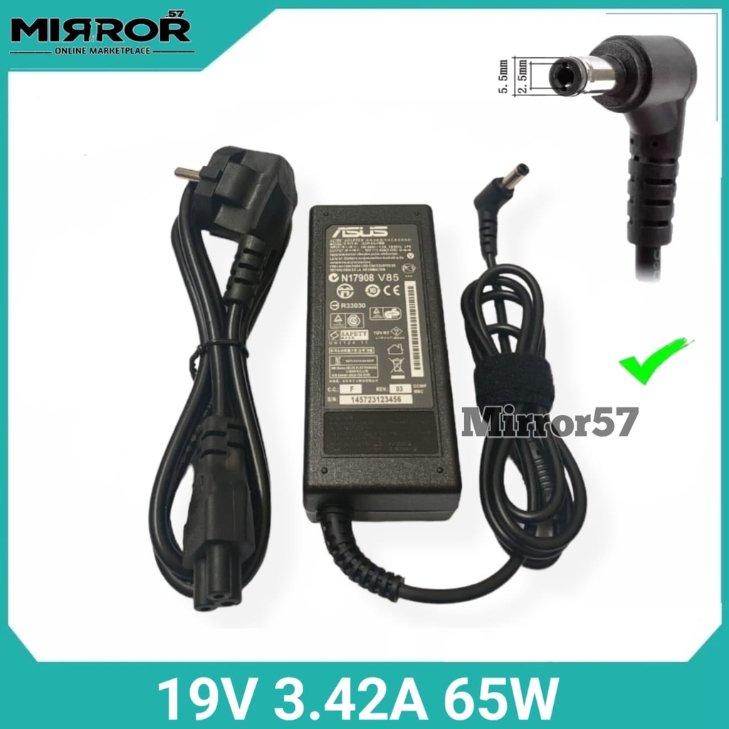Charger Laptop Asus X552V X552E X552M X552W X751S X550 X550CC S550 19V 3.42A 65W