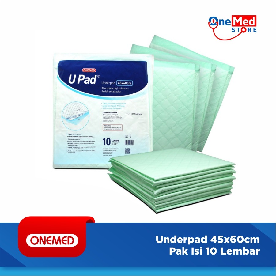 Onemed Underpad 45x60cm Pak Isi 10 Lembar