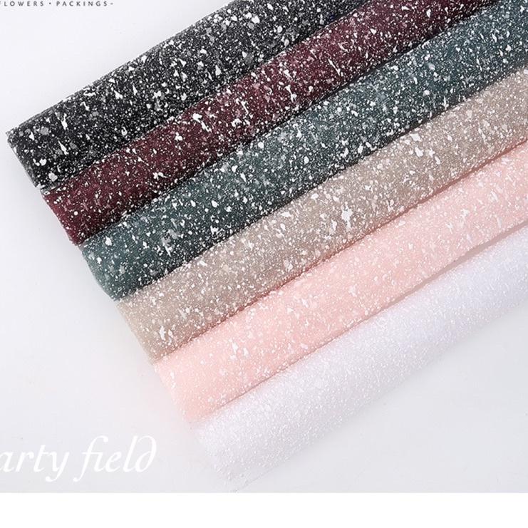 

Pasti Istimewa [10LEMBAR] TXT Flower bouquet wrapping snowy / kain buket bunga / kertas buket bunga