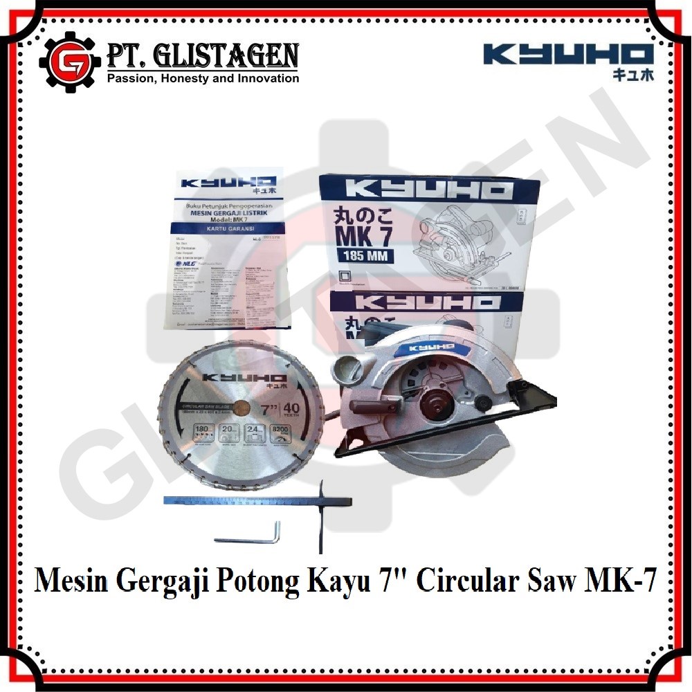 KYUHO CIRCULAR SAW MK7 Mesin Potong Kayu Circular Saw 7inch KYUHO MK-7