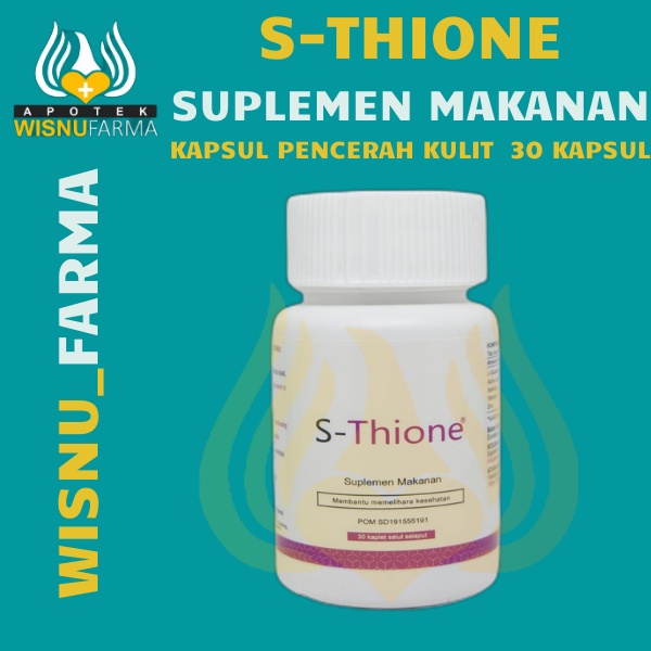 S-THIONE SUPLEMEN MAKANAN KAPSUL PENCERAH KULIT  30 KAPSUL