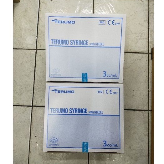 Spuit Terumo 3cc / Syringe Terumo 3ml / Suntikan Terumo 3cc