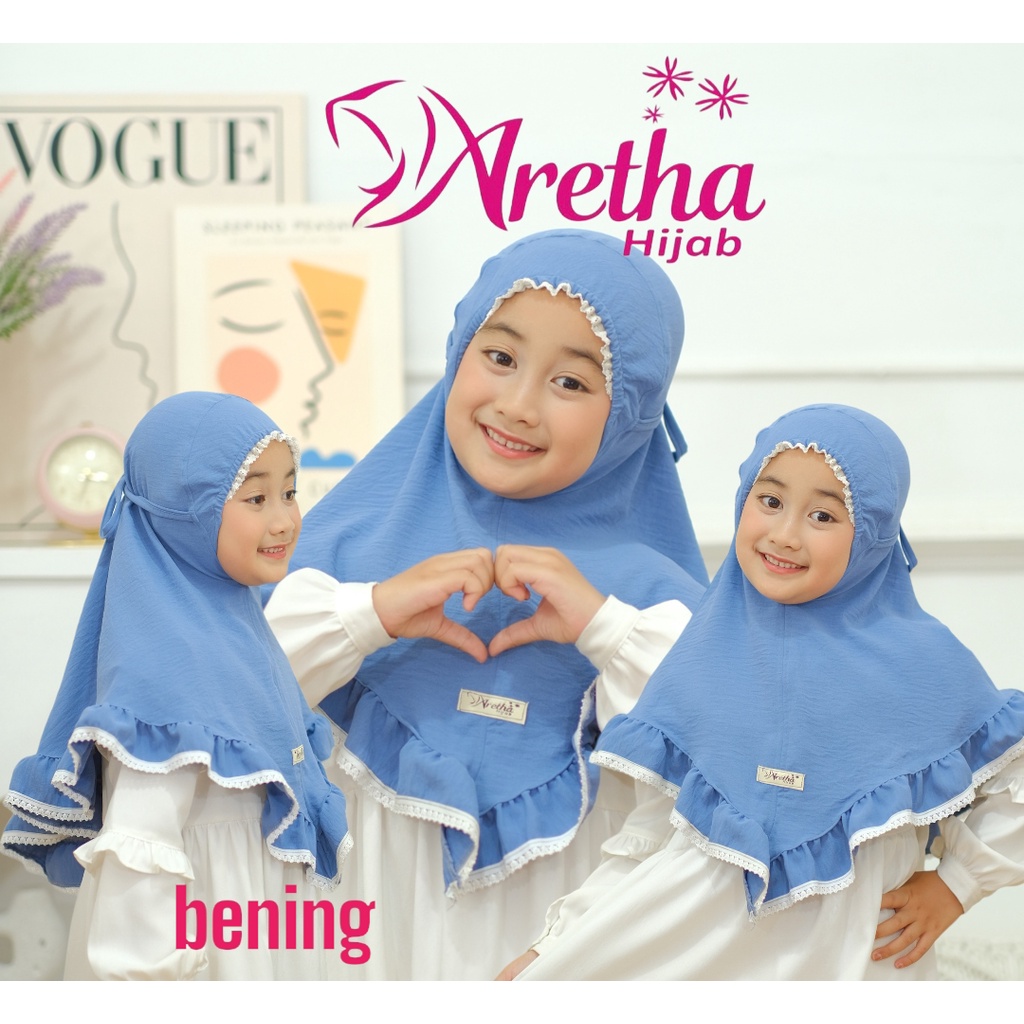 HIJAB INSTAN CRINKLE BENING ORI ARETHA HIJAB