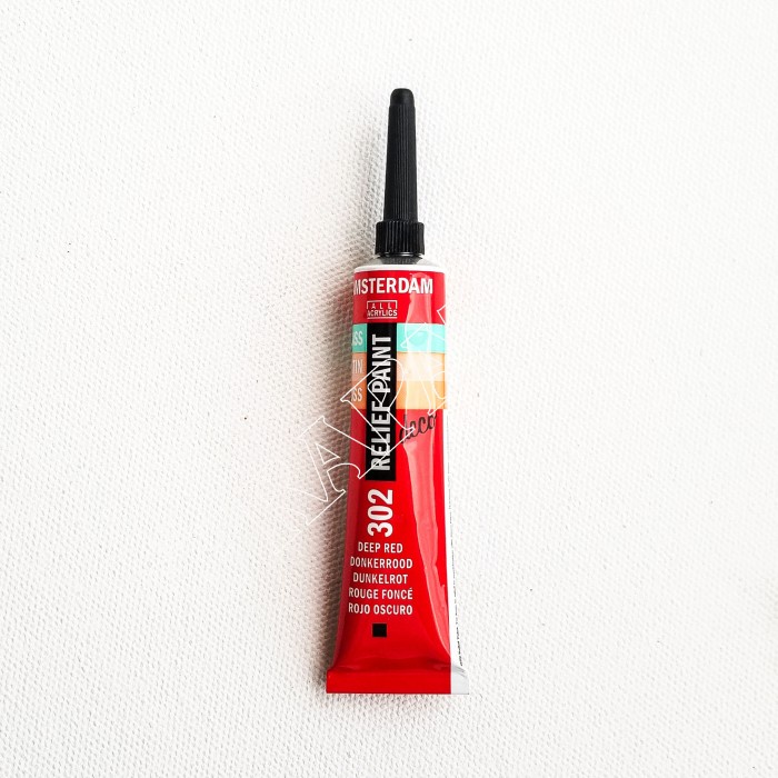 

Decorfin Glass Relief Paint 20Ml / Cat Kaca Tube
