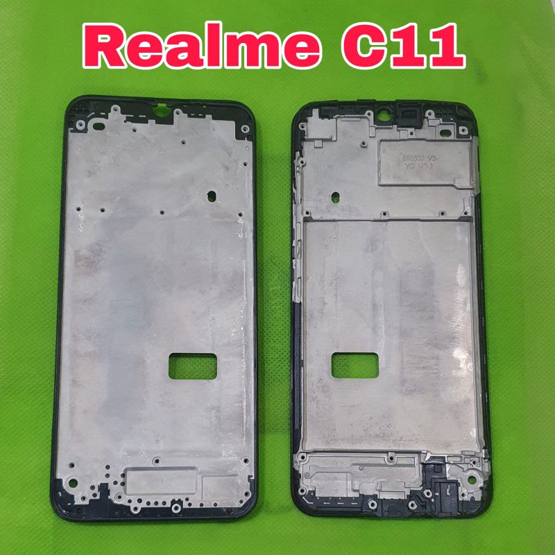 frame lcd tulang tengah oppo realme c11