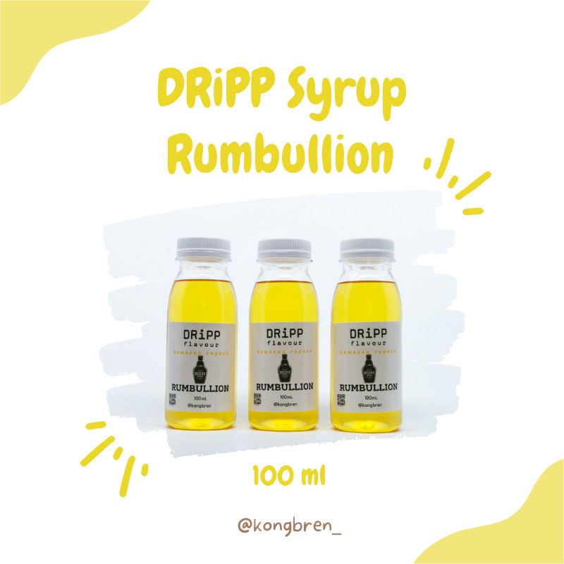 Dripp Syrup Rumbullion Repack 100ml - Sirup Dripp Rumbullion 100 ml