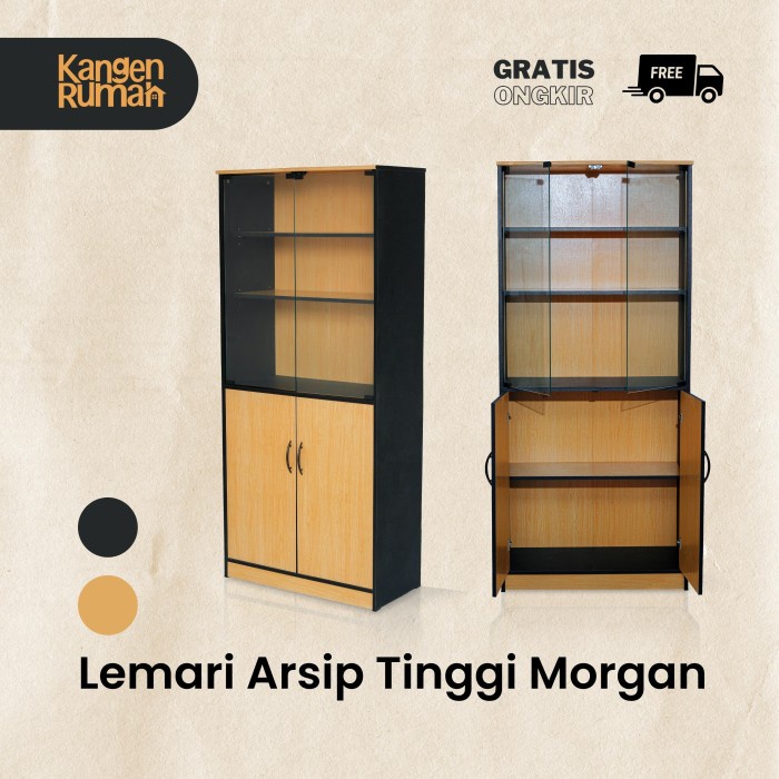 

Terlaris Lemari Arsip Kantor Lemari Arsip Kabinet Pintu Kaca Sbc 404 P- Beech