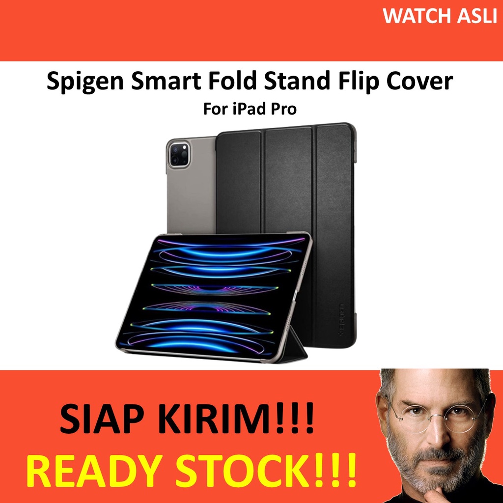 Case iPad Pro 11 2022 M2 2021 M1 Spigen Smart Fold Stand Flip Cover