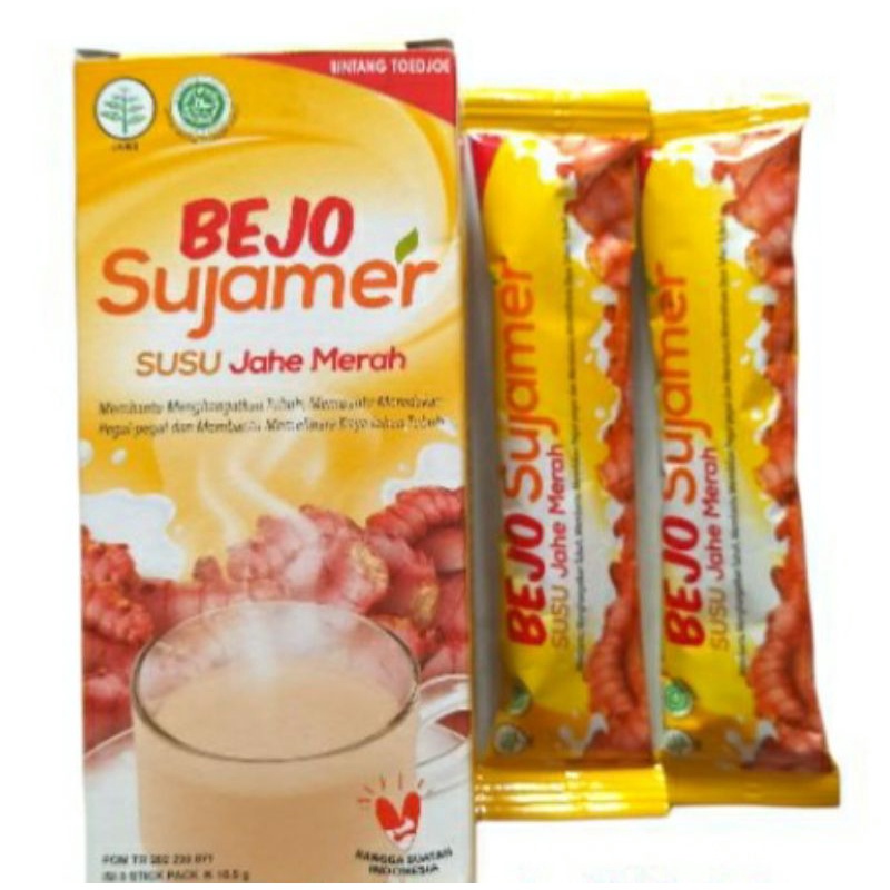 BEJO SUJAMER (Susu Jahe Merah) Per BOK (1 Kotak isi 5 Sachet)