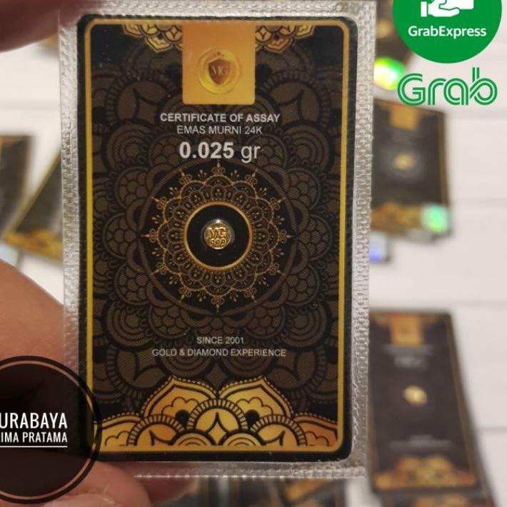 ✨Mall✨ Emas Mini Gold Minigold Black Series 0,025 - 0,05 - 0,1 / 0.025 - 0.05 - 0.1 gr gram 24 Karat ??