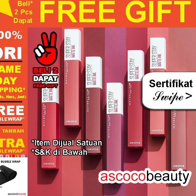 ☚ Maybelline Superstay Matte Ink [ ED 2024 - 2025 ] Lip Cream Transferproof | Spiced Red Blushed Bir