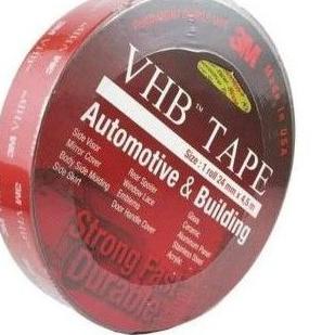 

Gratis Ongkir Double Tape VHB 3M 4900 24mm dan 12mm - Double Tape 3M VHB - Double tape merah - Lem 3M bolak balik