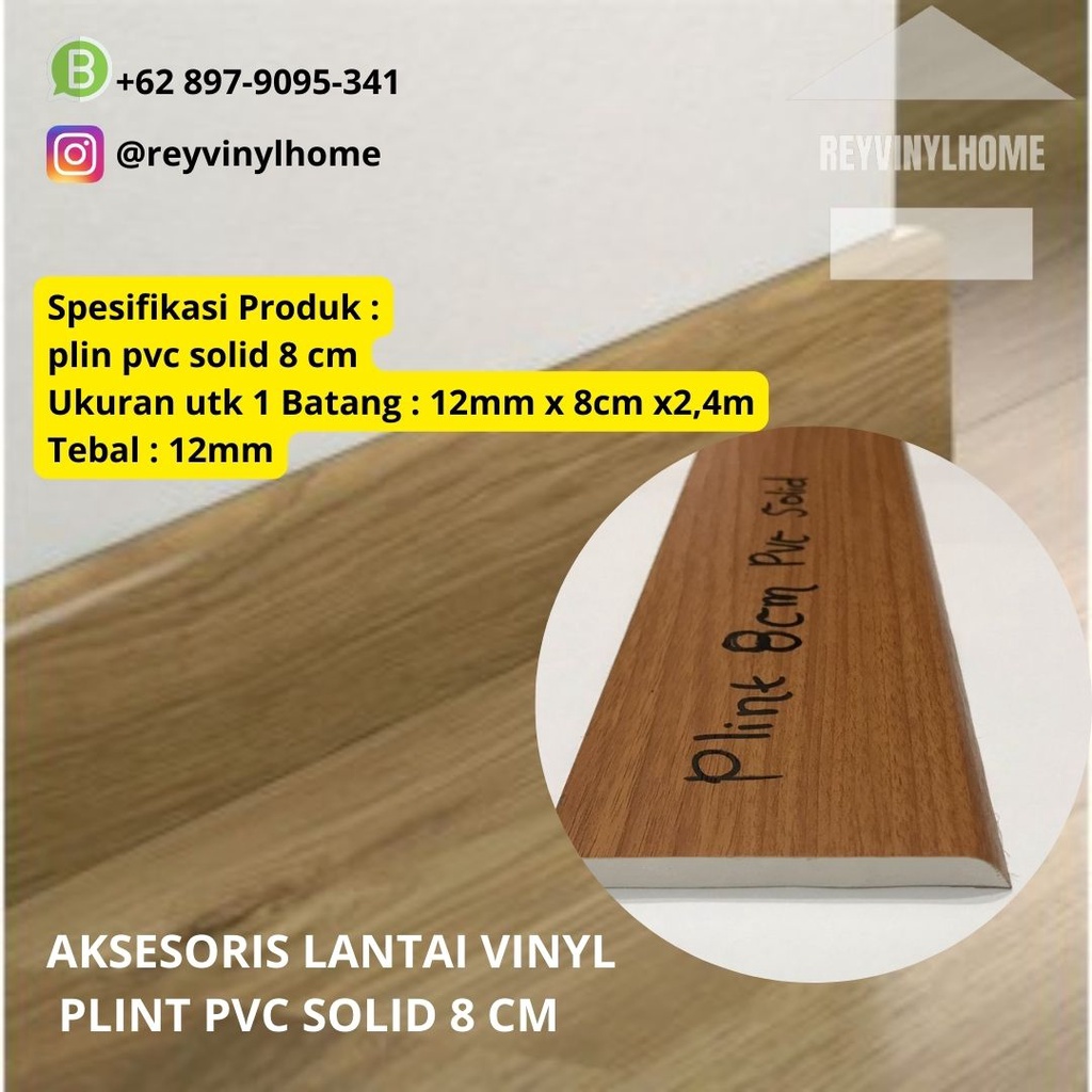 plint pvc solid 8 cm