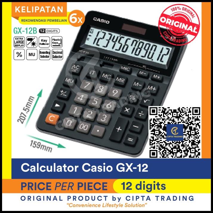 

Calculator - Casio - Gx-12