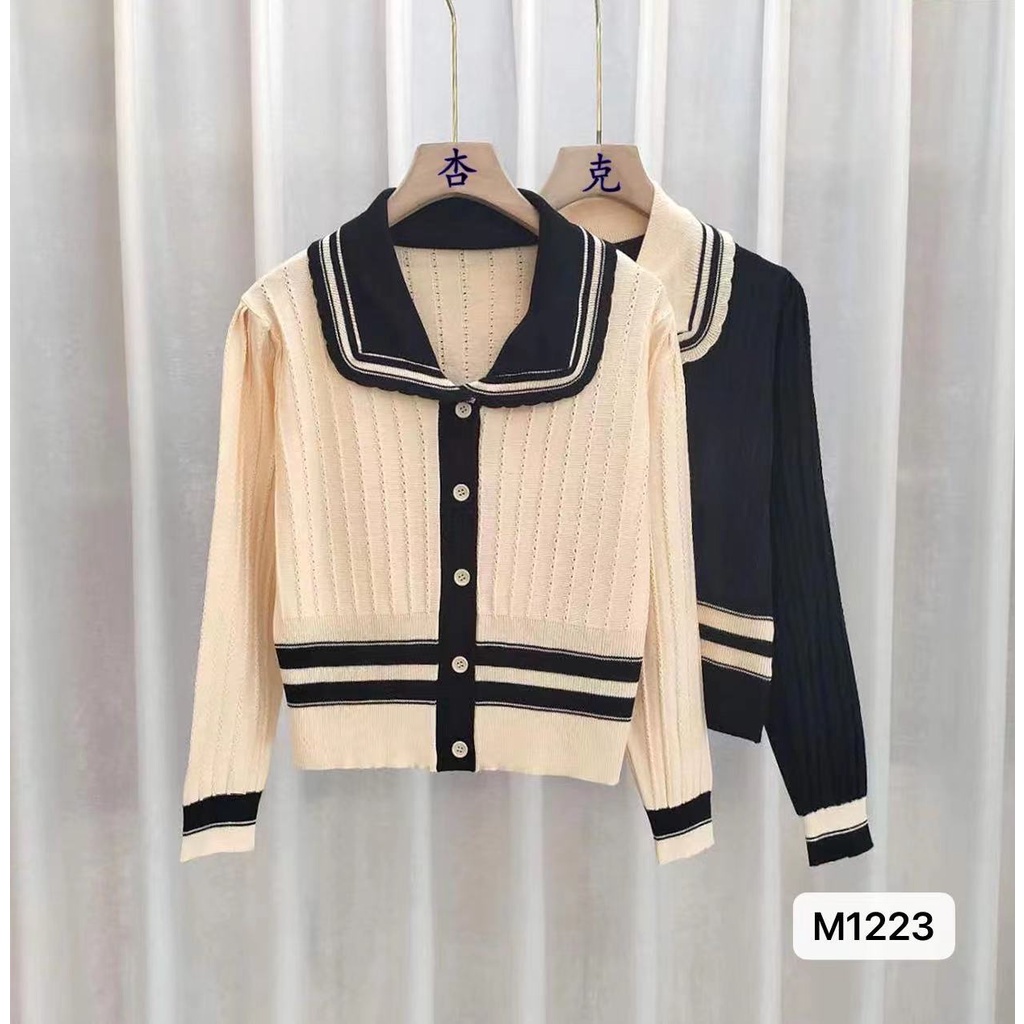 Paula Cardi Crop Knit - Atasan Wanita Rajut Import TM (M1223)