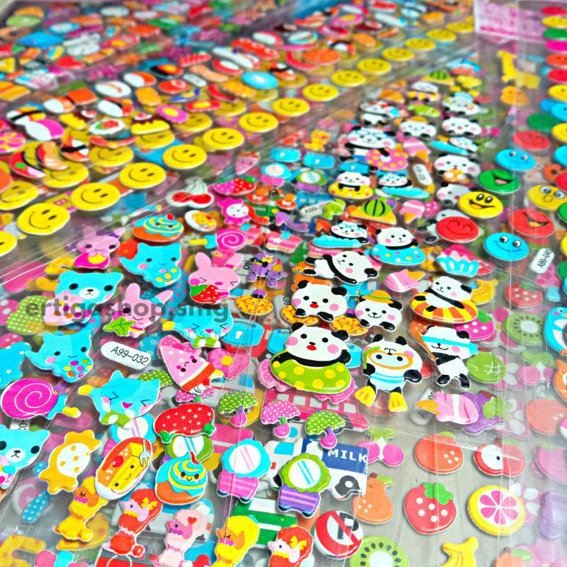

[PILIH MOTIF] Sticker Timbul 3D/ Stiker Karakter Anak dan Reward/ Penghargaan