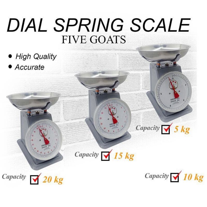 five goats scale,  timbangab five goat 5/10/15/20 Kg