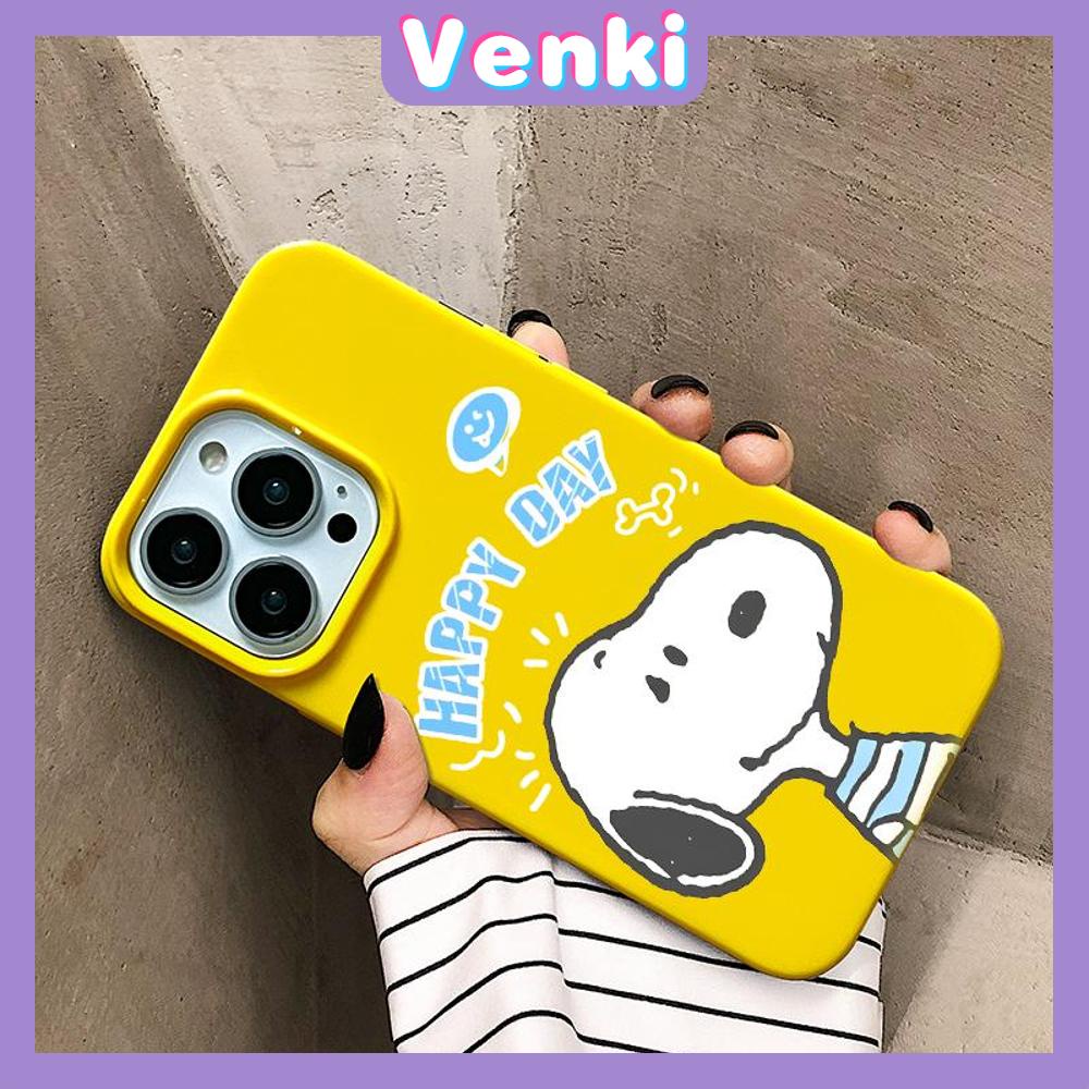 iPhone Case Soft TPU Glossy Yellow Candy Case Cute Cartoon Dog Camera Protection Shockproof For iPhone 14 13 12 11 Pro Max 7 8 Plus X XR