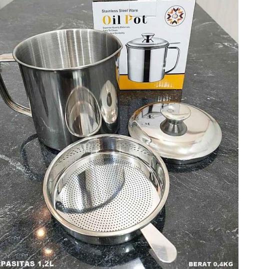 ➣ < SJA > Saringan Minyak / Oil Filter Pot  Stainless  / Oil Filter Pot Saringan Minyak ♥