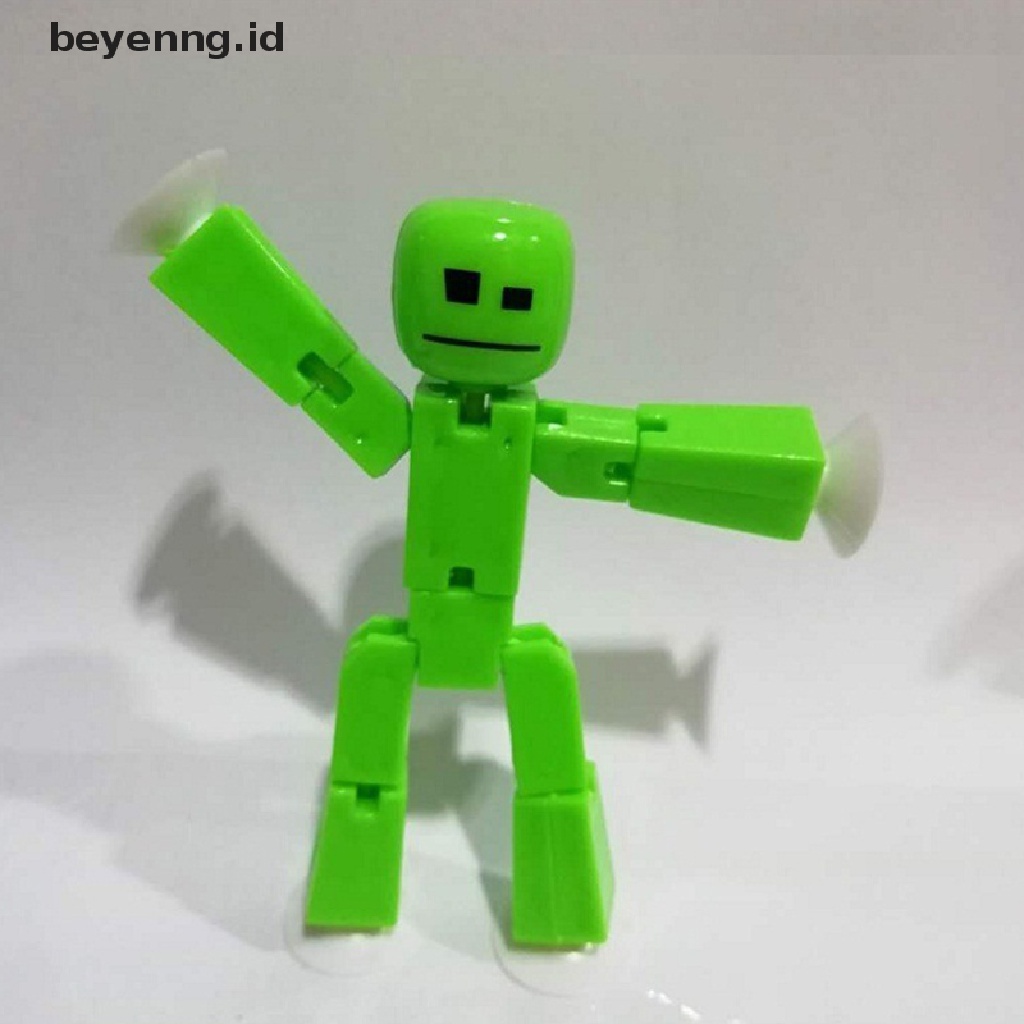 Beyen 2pcs Warna Random Stikbot Screen Animasi Mainan Gudang Boneka Dengan Sucker Toys ID