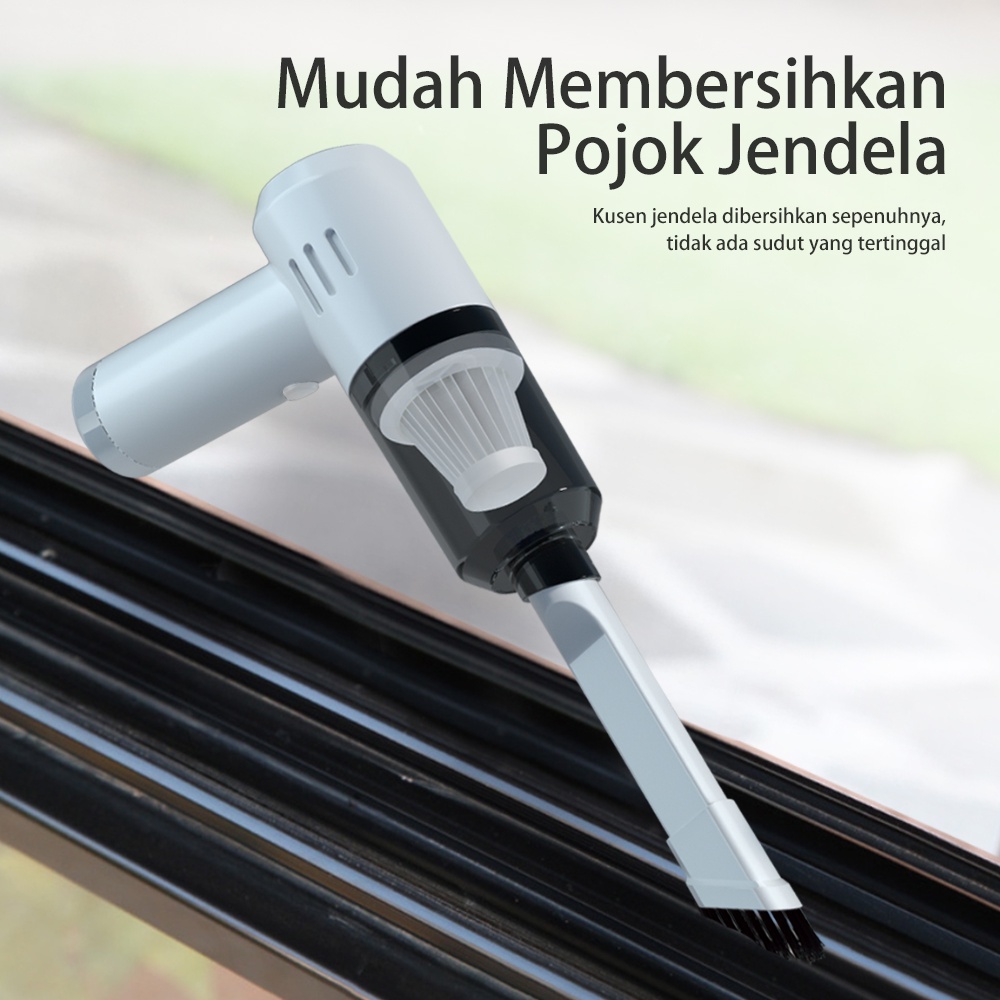 IGM toko-Home Mini Portable Vacuum Cleaner Wireless Vakuum Penghisap Debu Mobil Meja Rumah Dapat Dicas