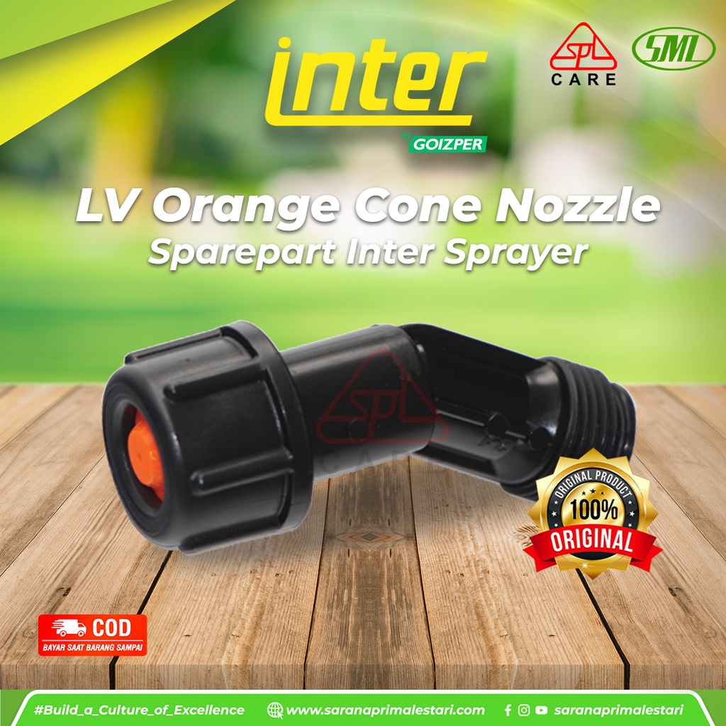 LV ORANGE CONE NOZZLE , NOZZLE INTER SPRAYER - SPAREPART INTER SPRAYER